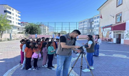 Iğdırda öğrenciler için kuş gözlem etkinliği düzenlendi