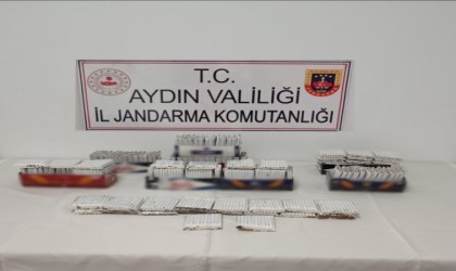 Jandarma ekipleri 2 bin 620 adet içi tütün dolu makaron ele geçirdi