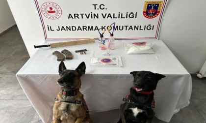 Jandarmanın durdurduğu aracın farından kaleşnikof şarjörü çıktı