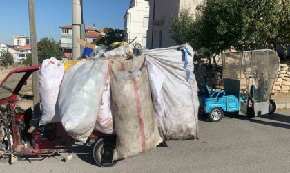 Karamanda elektrikli motosikletler çarpıştı: 1 yaralı