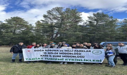 Karsta Doğa Yürüyüşü ve Yaban Hayatı Gözlemi etkinliği gerçekleştirildi