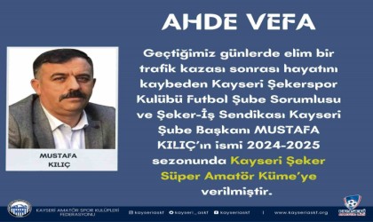 Kayseri ASKFden ahde vefa