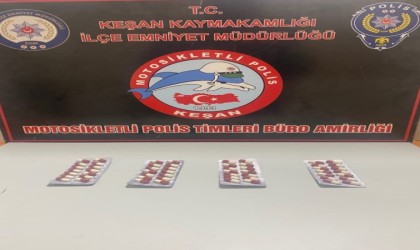 Keşanda sentetik ecza ile yakalanan şüpheli gözaltına alındı