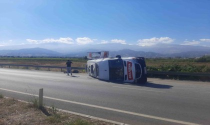 Manisada yürekleri ağza getiren kaza kamerada