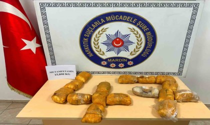 Mardinde bir araçta 15 kilo 850 gram uyuşturucu madde bulundu