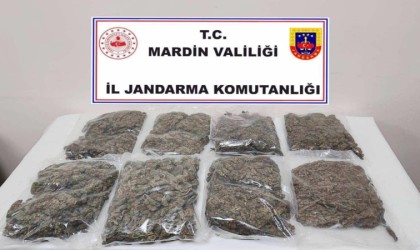 Mardinde durdurulan araçta uyuşturucu madde ele geçirildi