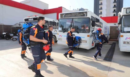 Mersin Büyükşehir Belediyesinden deprem tatbikatı