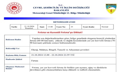 Meteorolojiden 5 il için fırtına uyarısı