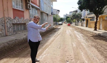 Nazilli Cumhuriyet Mahallesinde yol çalışması başlatıldı