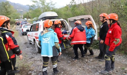 Orduda UMKE ekiplerinden afet tatbikatı