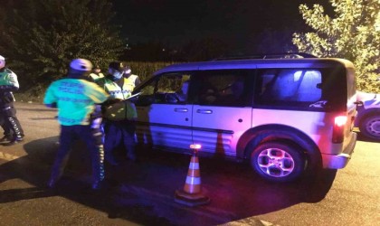 Polis ve jandarma ekiplerinden yollarda trafik denetimi