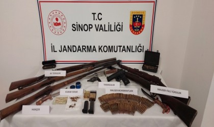 Sinopta silah kaçakçılığı operasyonu: 1 gözaltı