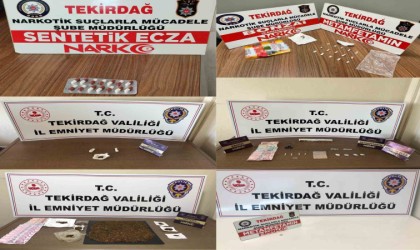 Tekirdağda uyuşturucu operasyonu: 3 gözaltı