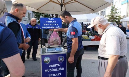 Tokatta pazar yerleri denetlendi