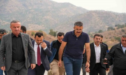 Vali Çelik, Irak sınırında incelemelerde bulundu