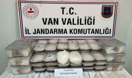 Vanda 71 kilo 629 gram metamfetamin ele geçirildi