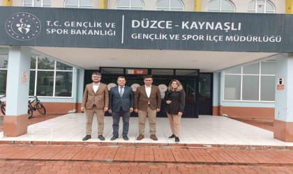 Yazıcı, Kaynaşlılı sporcular ile buluştu