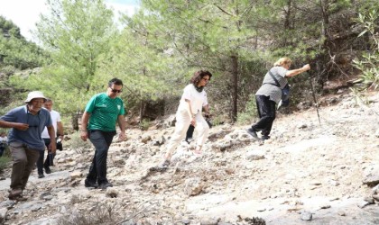 Yüzlerce doğasever, Değirmendere Kanyonuna yürüdü