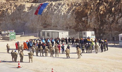 125 personel ile Gabardaki petrol kuyularında tatbikat