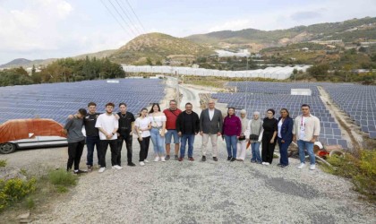 Alanyaya gelen Alman öğrenciler sürdürülebilir enerji üzerine çalışmalarını tamamladı