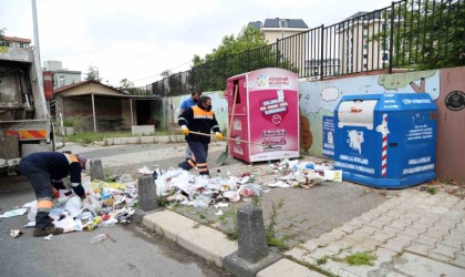 Ataşehirde temizlik hareketi: Günlük 500 tona yakın çöp toplanıyor