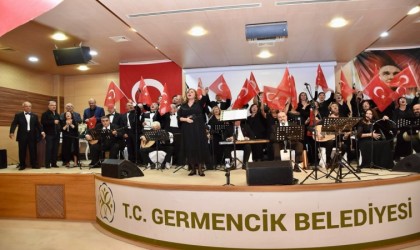 Atatürk, sevdiği şarkılarla Germencikte anıldı