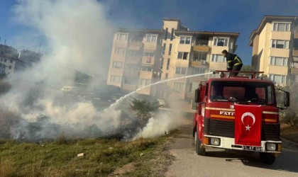 Bilecikte arazi yangın anında söndürüldü