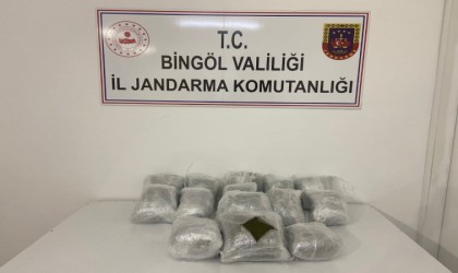 Bingölde 20 kilo esrar ele ele geçirildi