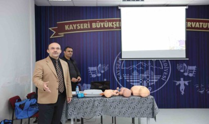 Büyükşehirden personeline sertifikalı ‘ilk yardım eğitimi