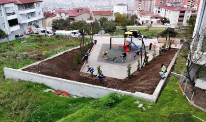 Canikte çocuklara yeni parklar