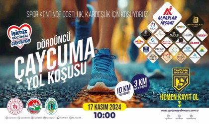 Çaycuma 4. yol koşusunda kayıtlar 567ye ulaştı