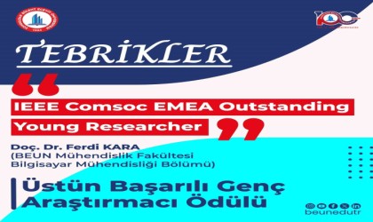 Doç. Dr. Ferdi Karaya IEEEden “Üstün Başarılı Genç Araştırmacı Ödülü”