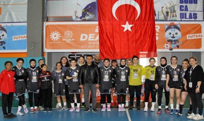 Erzurum ASH Spor Kulübünün hentbol galibiyeti