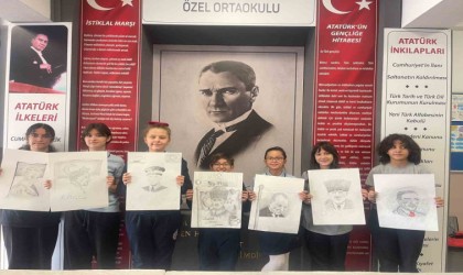 Gaziantep Kolej Vakfında Canlı Performans resim yarışması