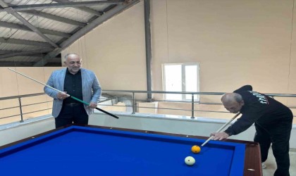 Gençlik ve Spor İl Müdürlüğü bünyesinde ilk kez bilardo eğitimleri başlatıldı