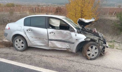 Karaağaç ovasında meydana gelen trafik kazasında 1 kişi yaralandı