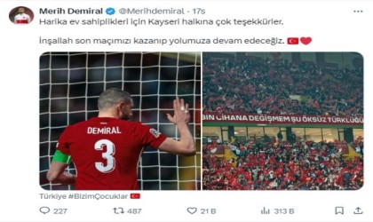 Kayseri tam not aldı