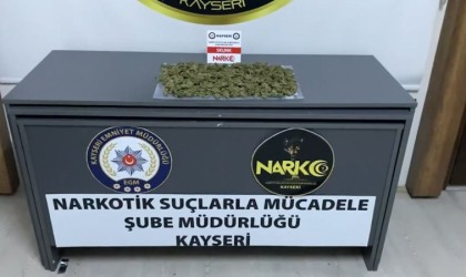 Kayseride 1 kilo uyuşturucu ele geçirildi