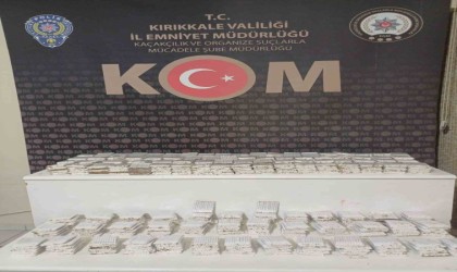 Kırıkkalede 10 bin 900 adet kaçak makaron ele geçirildi