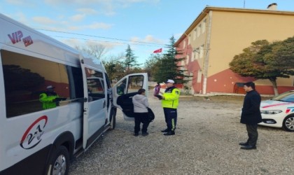 Kırklarelinde okul servisleri denetlendi