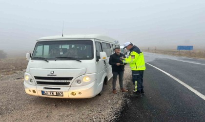 Kütahyada okul servis araçlarına yönelik denetim