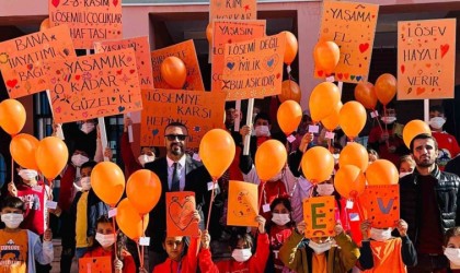 Lösemili çocuklar haftasında ‘Turuncu yürüyüş etkinliği düzenlendi