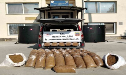 Mersinde 455 kilo kaçak tütün ele geçirildi