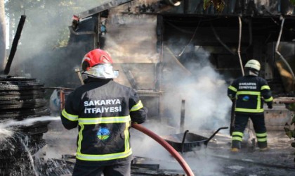 Mesire alanındaki mutfak alev alev yandı