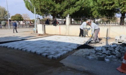 Nazilli Belediyesi, Yeşilyurttaki yol çalışmalarını tamamladı