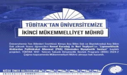 Niğde Ömer Halisdemir Üniversitesine ikinci Mükemmeliyet mührü