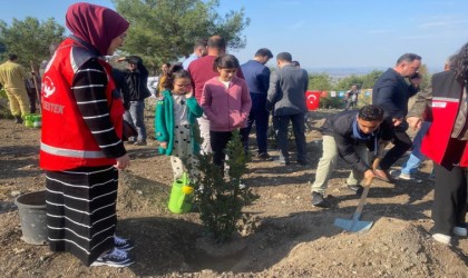 Osmaniyede bin fidan toprakla buluşturuldu