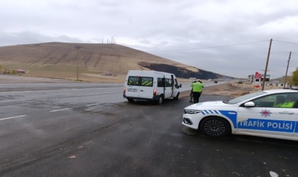 Patnosta öğrenci taşıma araçlarında güvenlik denetimi yapıldı