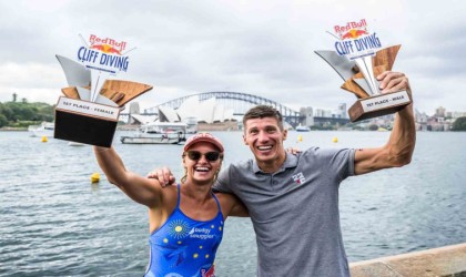 Red Bull Cliff Diving Dünya Serisi kazananları Sidneyde belli oldu