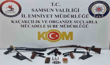 Samsunda silah kaçakçılığı operasyonu: 1 gözaltı